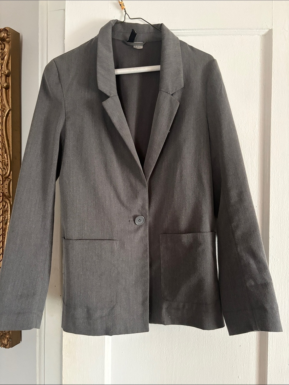 H&M Gray Single-Button Women's Blazer